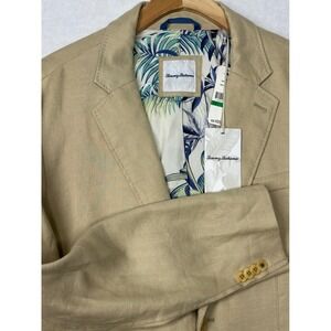 Tommy Bahama Island Zone Linen Blend Blazer Mens Sport Coat Size Lined